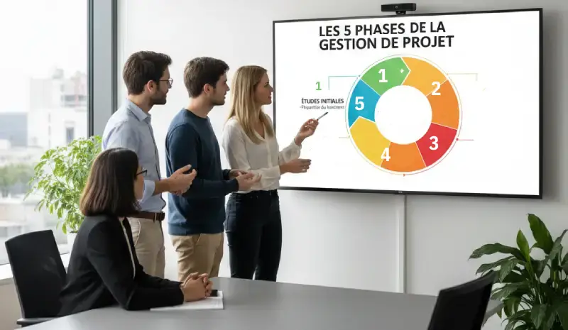 Les 5 phases essentielles pour réussir son projet
