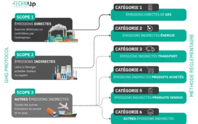 Scopes 1 2 3, 6 catégories en France, maîtriser le Bilan Carbone